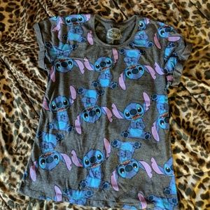 Disney Stitch Cuff-Sleeve Top